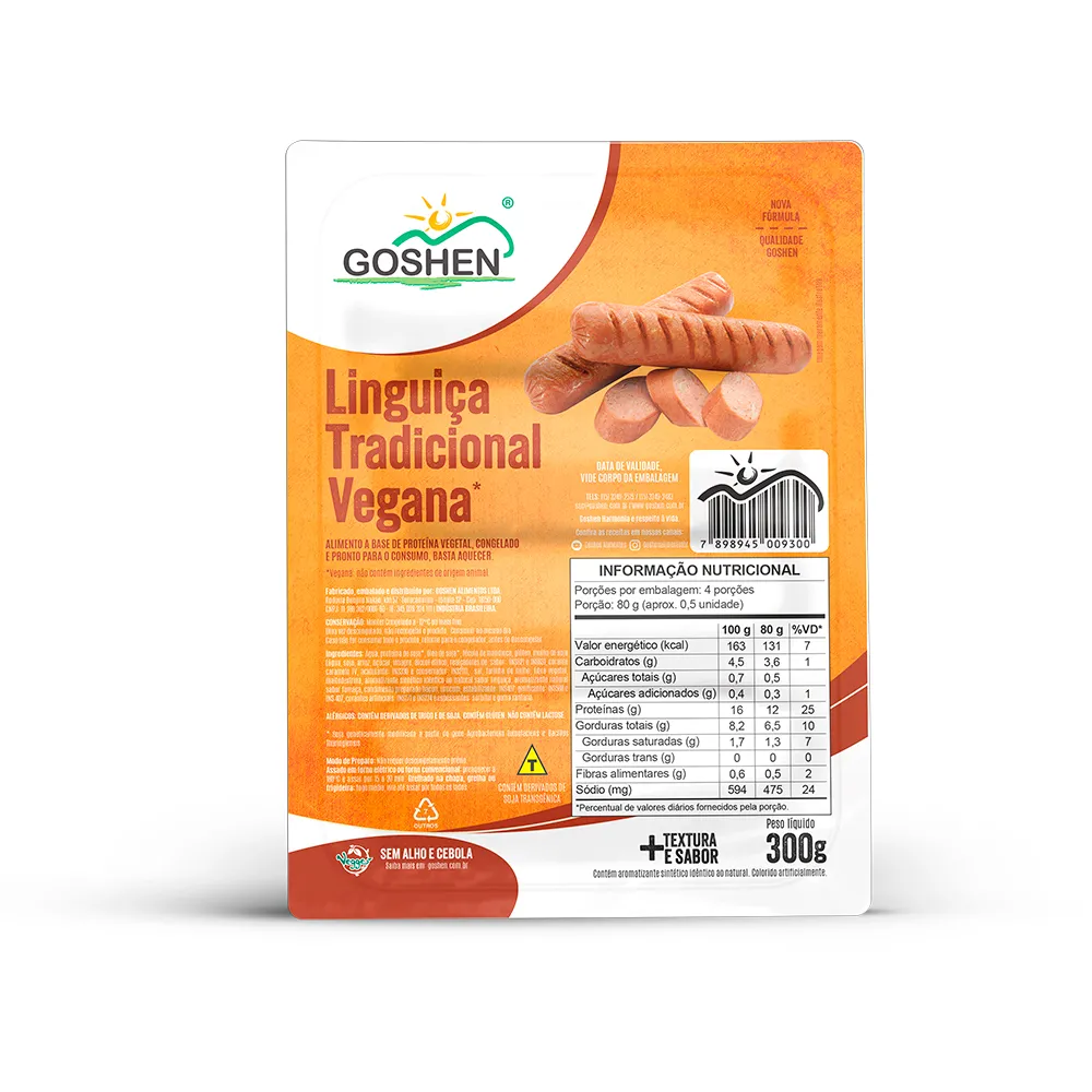 LINGUIÇA DE SOJA 300g